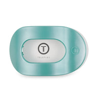 Teleties Totally Turquoise Flat Round Hair Clip