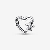 Pandora Openwork Family Heart & Star Charm