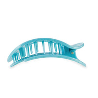 Teleties Blue Seas Flat Round Hair Clip