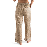 Hello Mello Ooh la Leopard Beauty Sleep Satin Pajama Pants