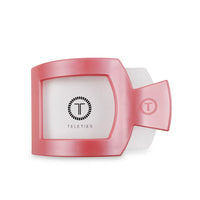 Teleties Calming Coral Flat Square Clip