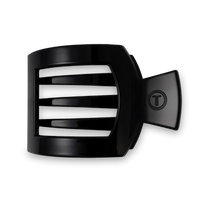 Teleties Jet Black Flat Square Clip