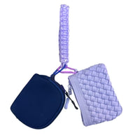 LuLuLemon Dupe WOVEN Dual Pouch Wristlet