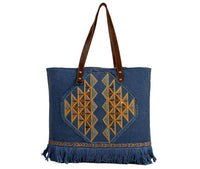 Myra Ember Reflections Embroidered Tote Bag