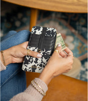 Kedzie Deja Moo Essentials Only Zippered Wallet