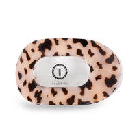 Teleties Blonde Tortoise Round Flat Hair Clip
