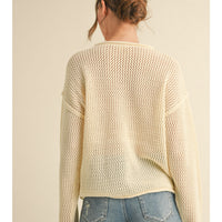 American Flag Knit Top