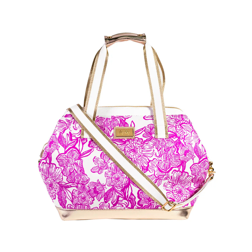 Lilly Pulitzer Neoprene Cooler, Unforgettable Pink