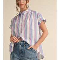 Prep Short Sleeve POP Top