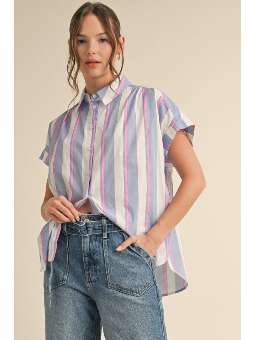 Prep Short Sleeve POP Top