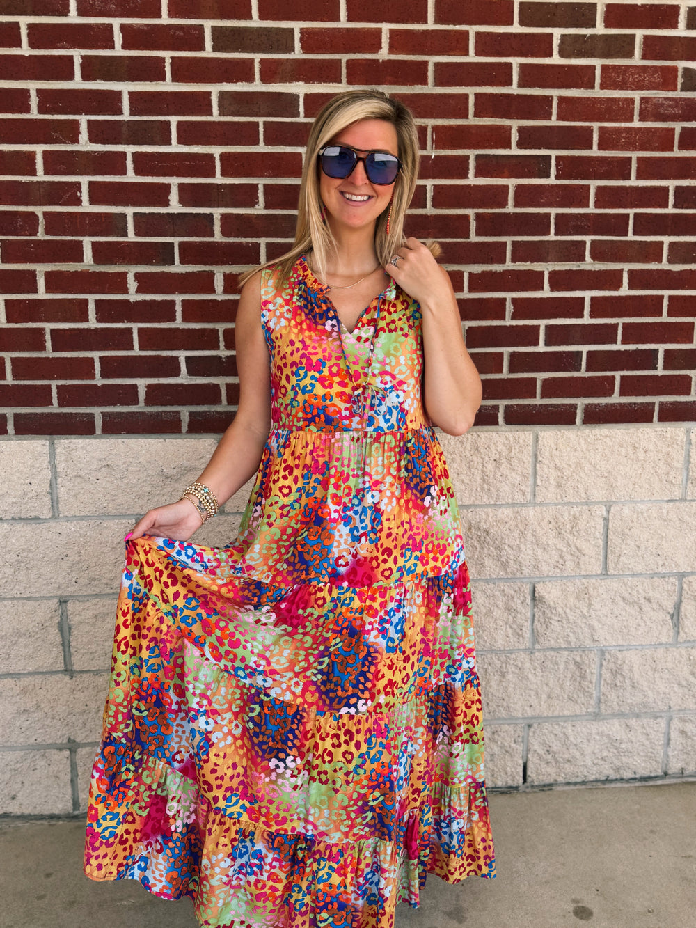 Rainbow Cheetah Fierce Dress