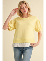 Priscilla Short Sleeve Sweatshirt
