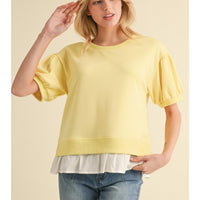 Priscilla Short Sleeve Sweatshirt