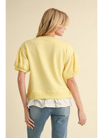 Priscilla Short Sleeve Sweatshirt
