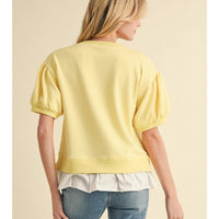 Priscilla Short Sleeve Sweatshirt