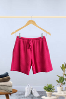 Casual Knit Shorts with Pockets
