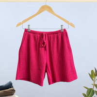 Casual Knit Shorts with Pockets