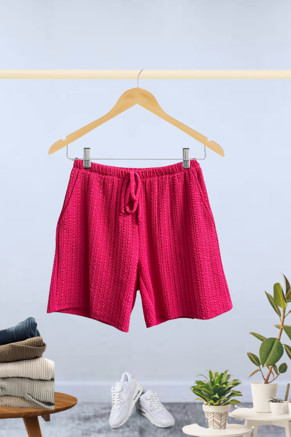 Casual Knit Shorts with Pockets