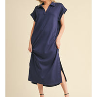 Kimono Sleeve Midi Dress