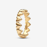 Pandora Row of Hearts Ring