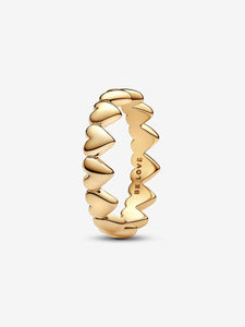 Pandora Row of Hearts Ring