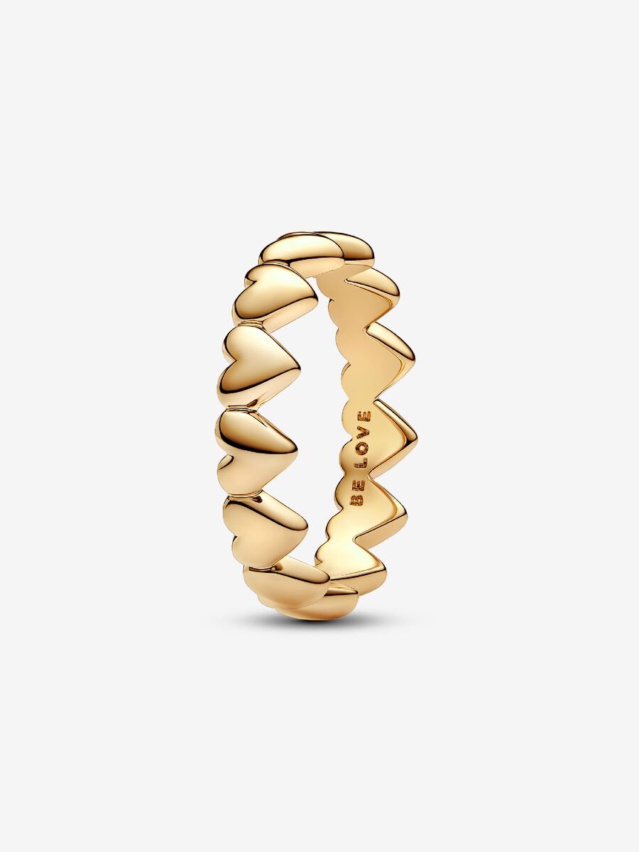 Pandora Row of Hearts Ring