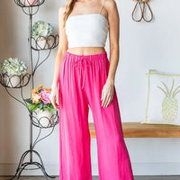 Drawstring Linen Pants