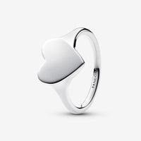 Pandora Engravable Heart Ring - Silver