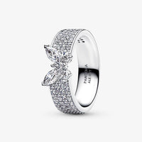 Pandora Sparkling Butterfly Bold Ring - Silver