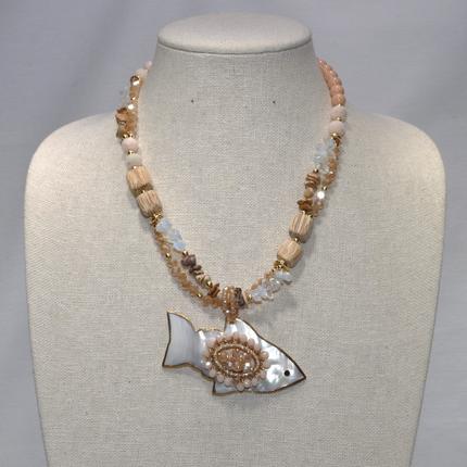 Beaded Shark Necklace