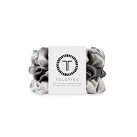 Teleties Silver Flame Silk Scrunchie
