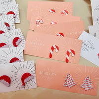 Christmas Clay Stud Earring