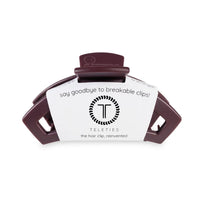 Teleties Burgundy Bliss Open Hair Clip
