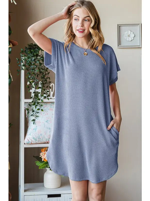 Urban Ribbed Mini Dress