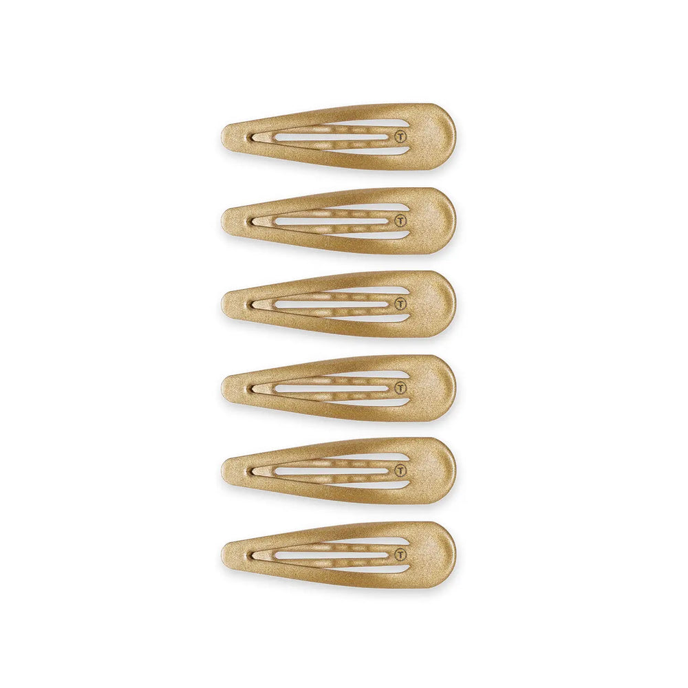 Teleties Gold Snap Clip (6 count)