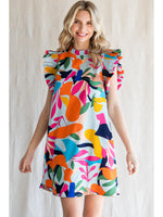 Ruffle Sleeve Dress all sales final, as is.
