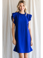 Ruffle Sleeve Dress all sales final, as is.
