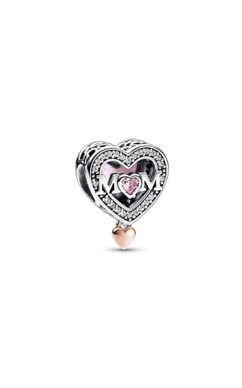 Pandora Two-tone Openwork Mom & Heart Charm