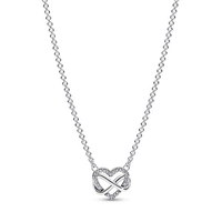 Pandora Sparkling Infinity Heart Collier Necklace