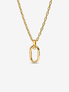 Pandora Openable Large Link Pendant Necklace - Gold