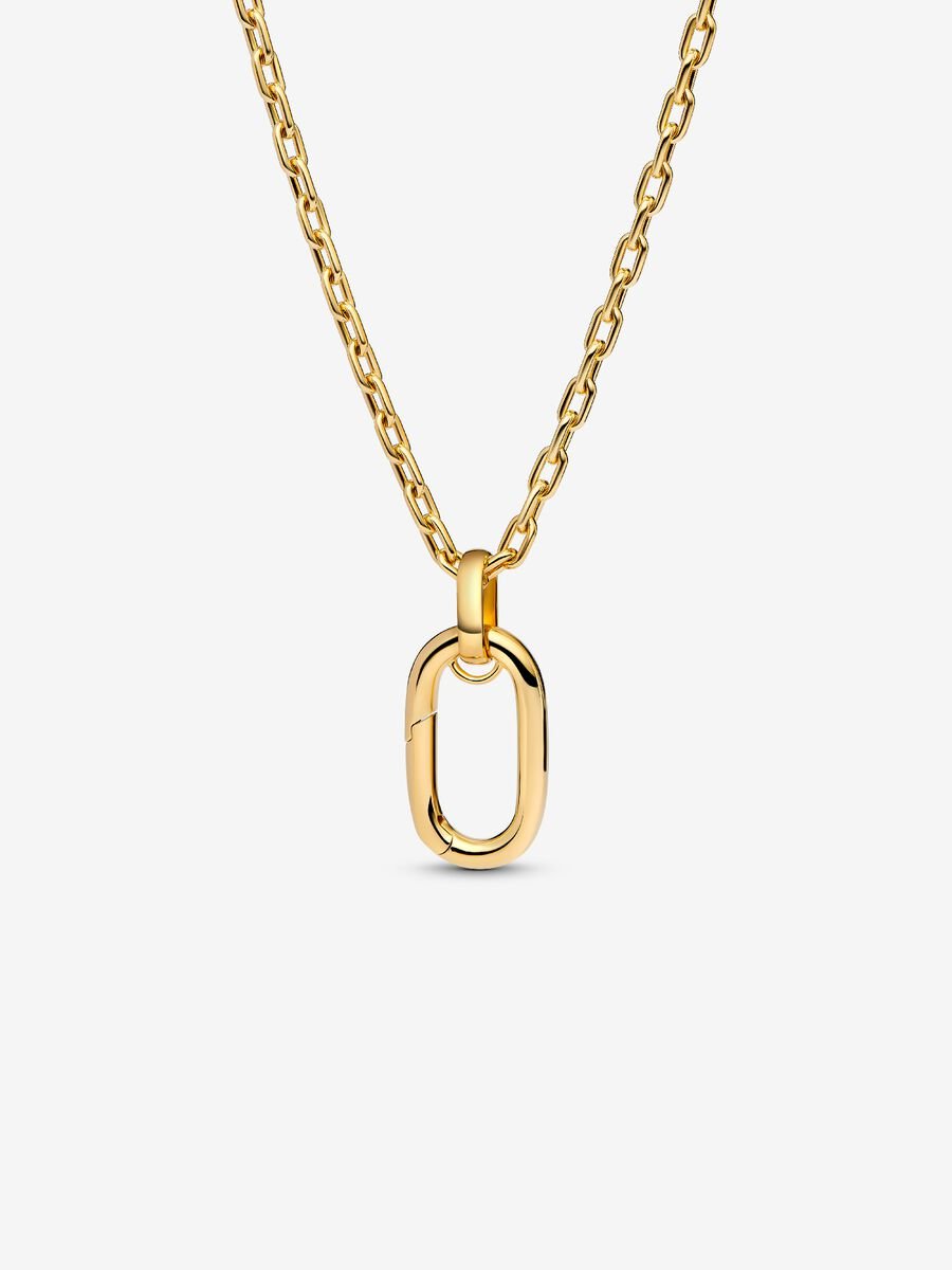 Pandora Openable Large Link Pendant Necklace - Gold