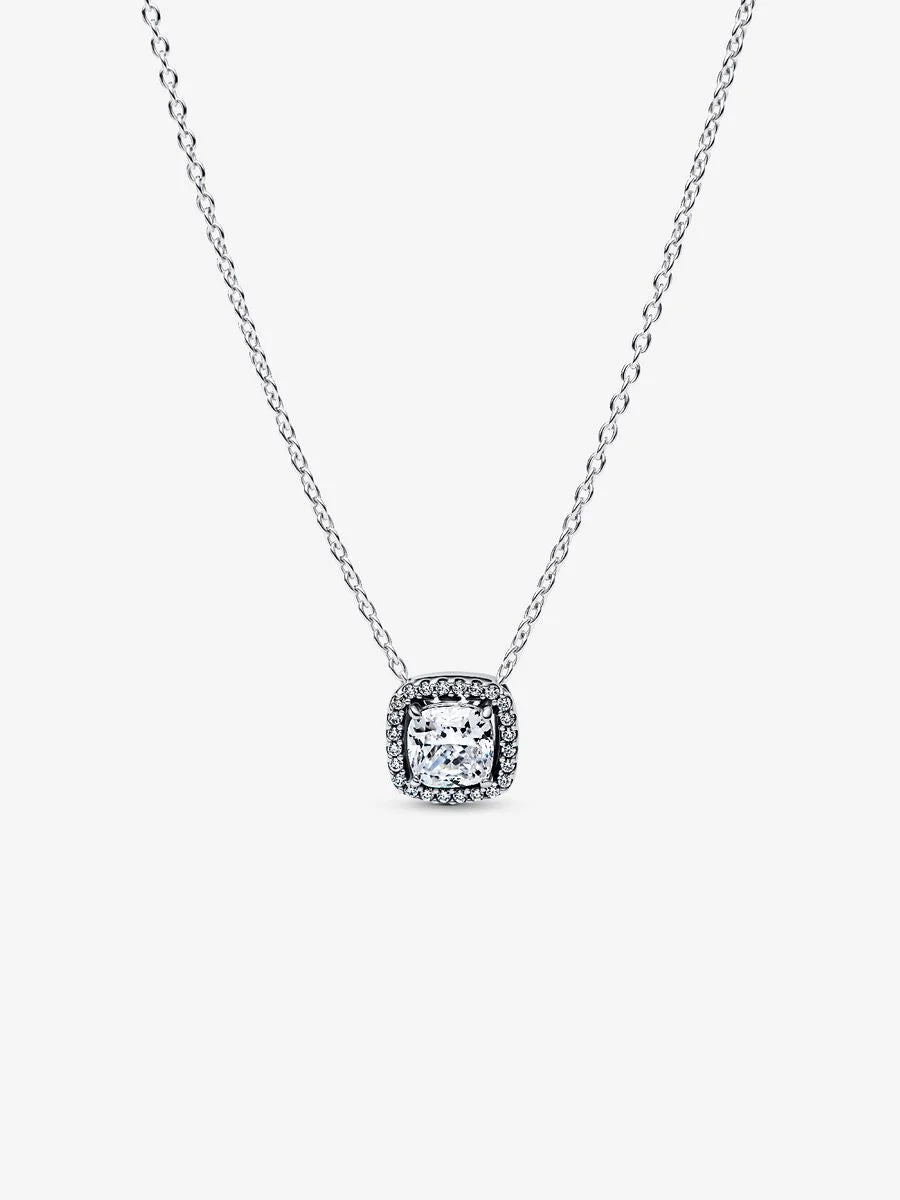 Pandora Halo Pendant Necklace/Collier Necklace