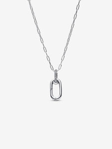 Pandora Openable Link Pendant Necklace - Silver