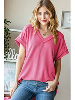 Urban Ribbed Short Sleeve Top
