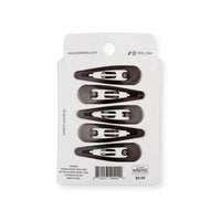 Teleties Brown  Snap Clip (6 count)