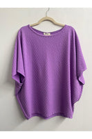 Textured Cuff Sleeve Blouse (Matching Sets)
