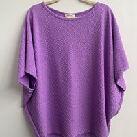 Textured Cuff Sleeve Blouse (Matching Sets)