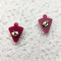 Pink Watermelon Stud Earrings
