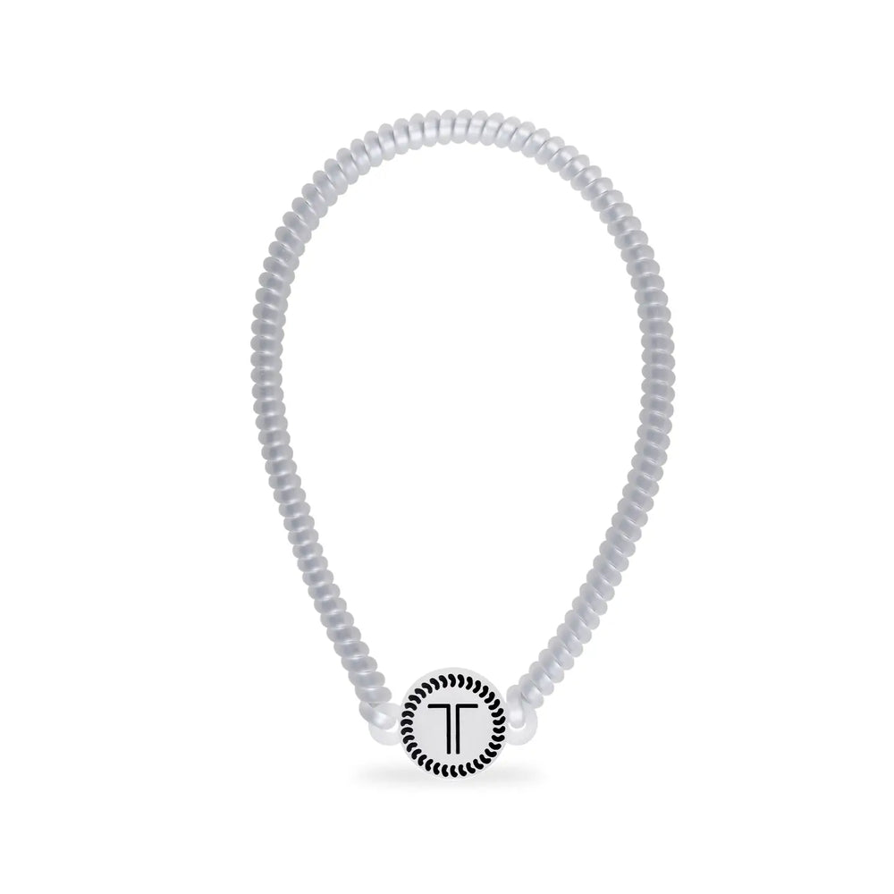 Teleties Silver Fire Spiral Hair Coil Headband