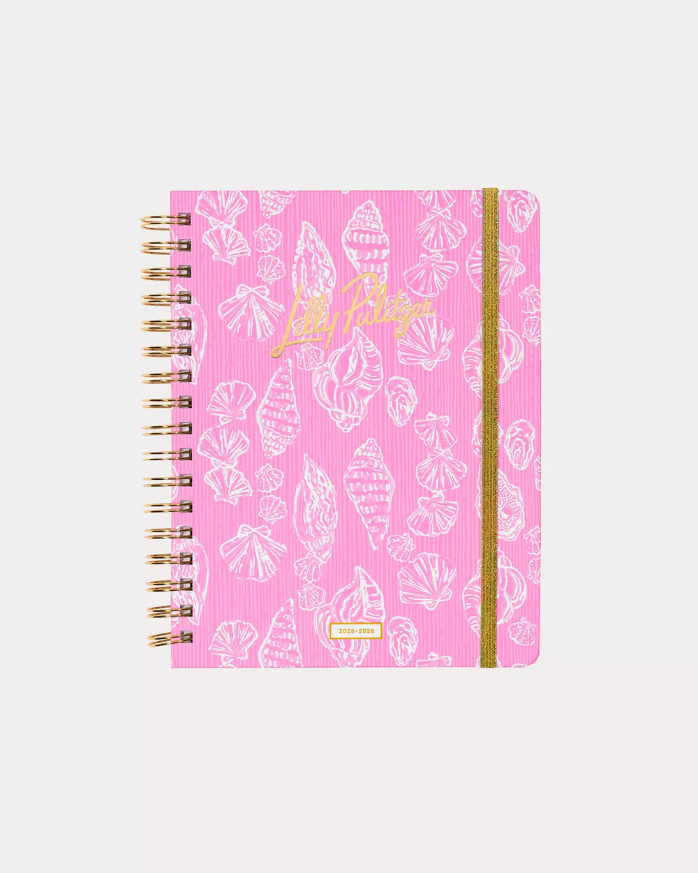 Lilly Pulitzer Rousseau Pink Cute as Shell Large 17 Month Agenda